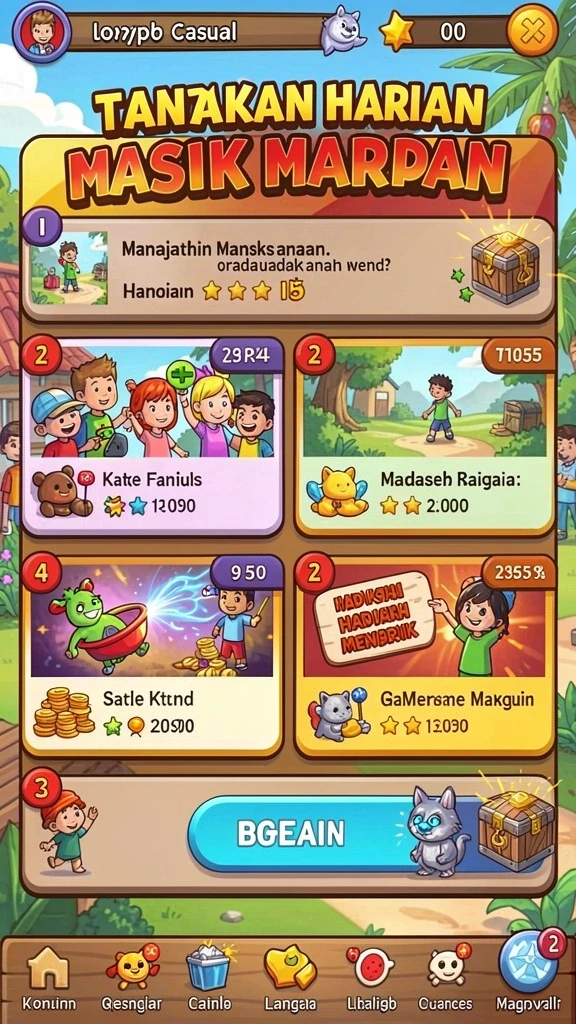 atom138 - Tampilan UI yang intuitif memudahkan navigasi.