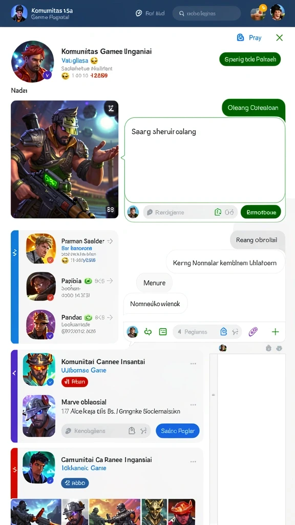 cendana777 - Fitur sosial yang memungkinkan interaksi dengan teman.