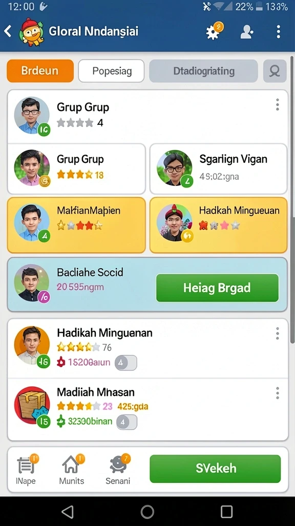 diana4d - Karakter unik dengan variasi kostum