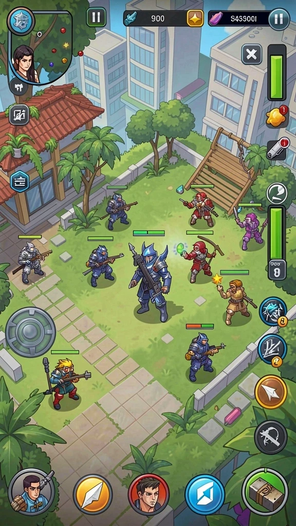kkrp - Screenshot memperlihatkan grafis menarik dalam KKRP.