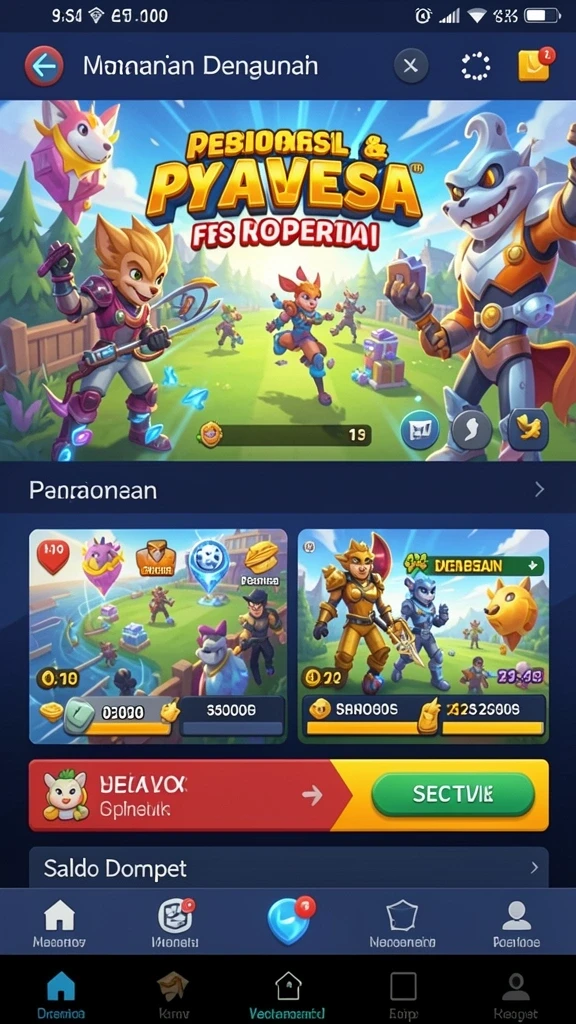 rpidn777 - Screenshot menunjukkan dunia petualangan yang luas dan indah.
